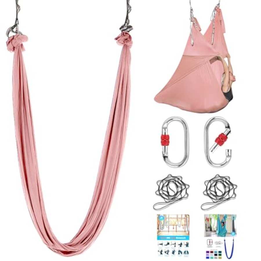 Yoga Swing Aerial - 5.5 Yards Aerial Silk Swing Outdoor