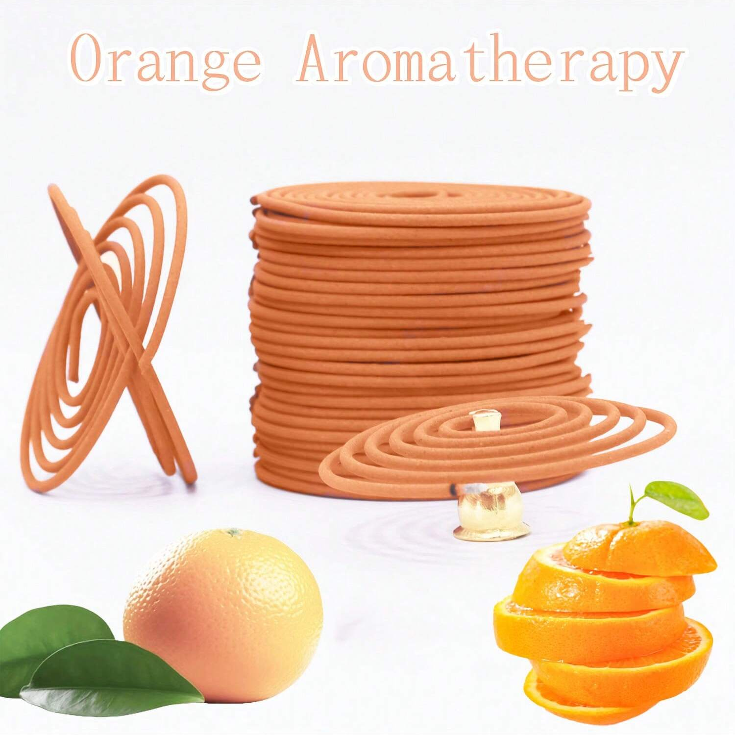Yoga Fitness Room - Orange Scented Incense Coil for Aromatherapy