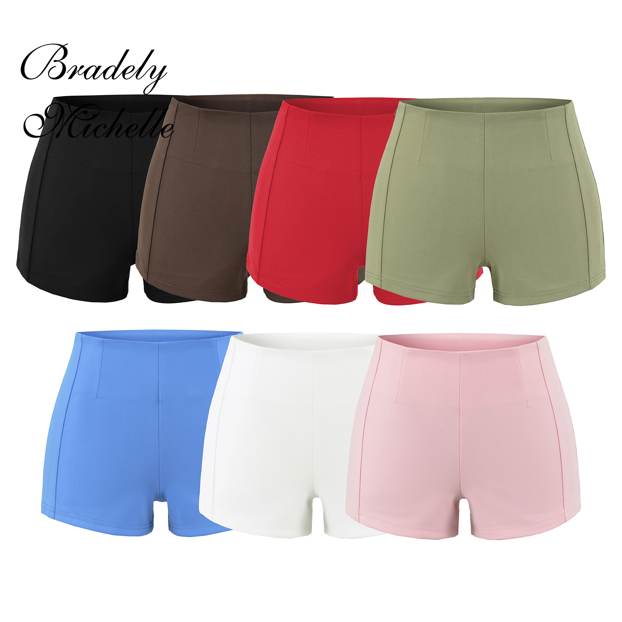 Yoga Fitness Club - Women's High Waist Yoga Leggings Shorts