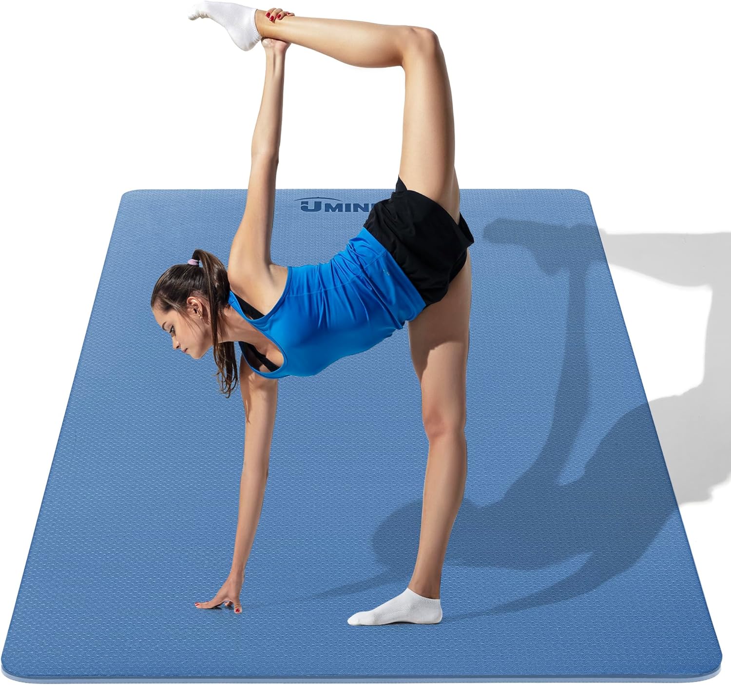 Thick Yoga Mat - Large Yoga Mat 1/4 & 2/5