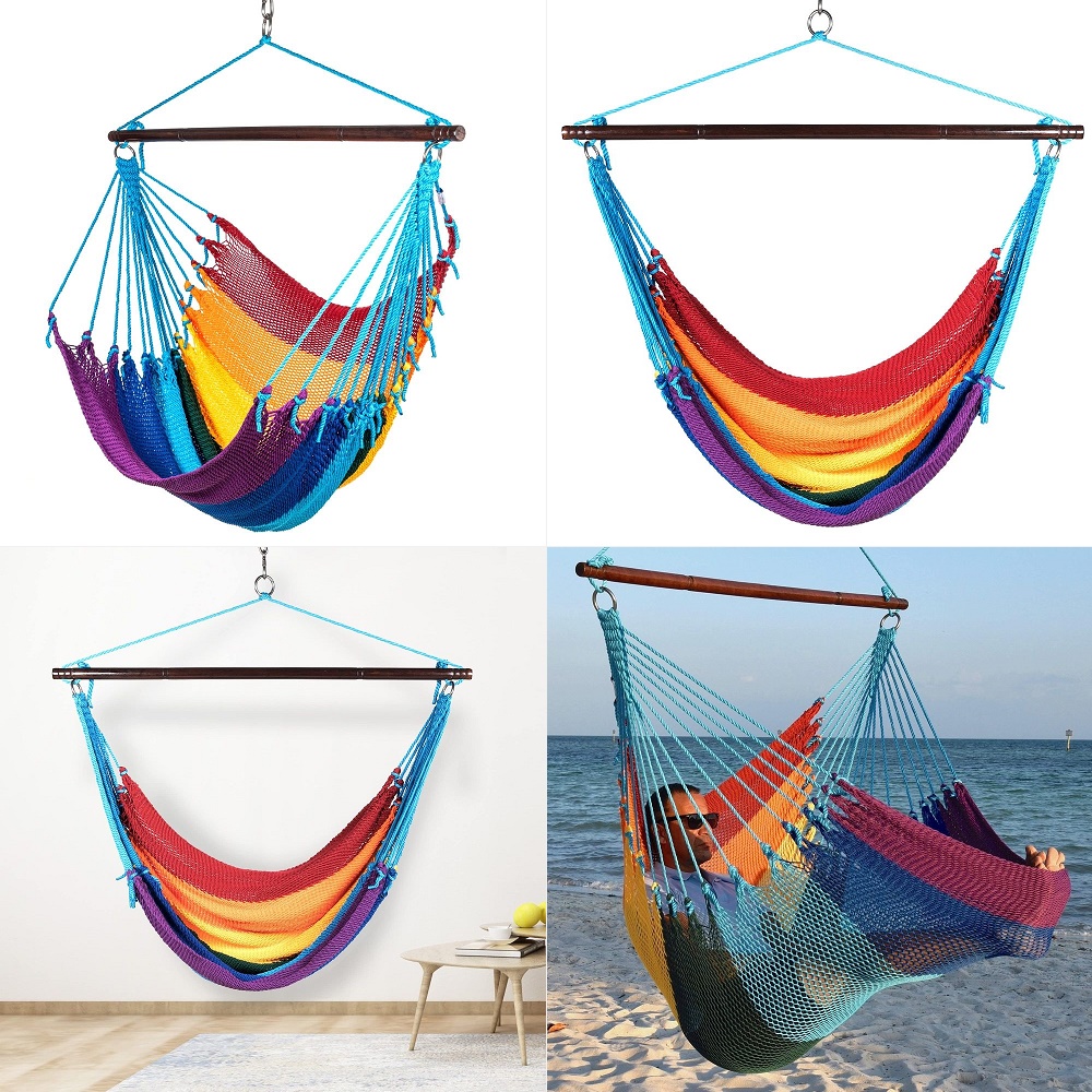 Yoga Swing Aerial - 9.6 FT Portable Stand Yoga Swing