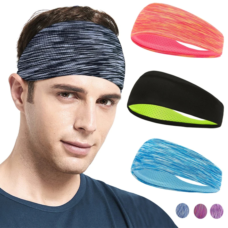 Stretch Strap Yoga - 3PCS Sweatband for Men Women Elastic
