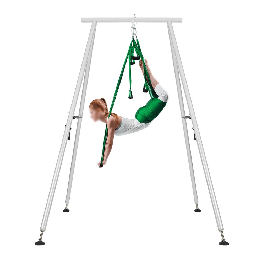Yoga Swing Aerial - 9.6 FT Portable Stand Yoga Swing