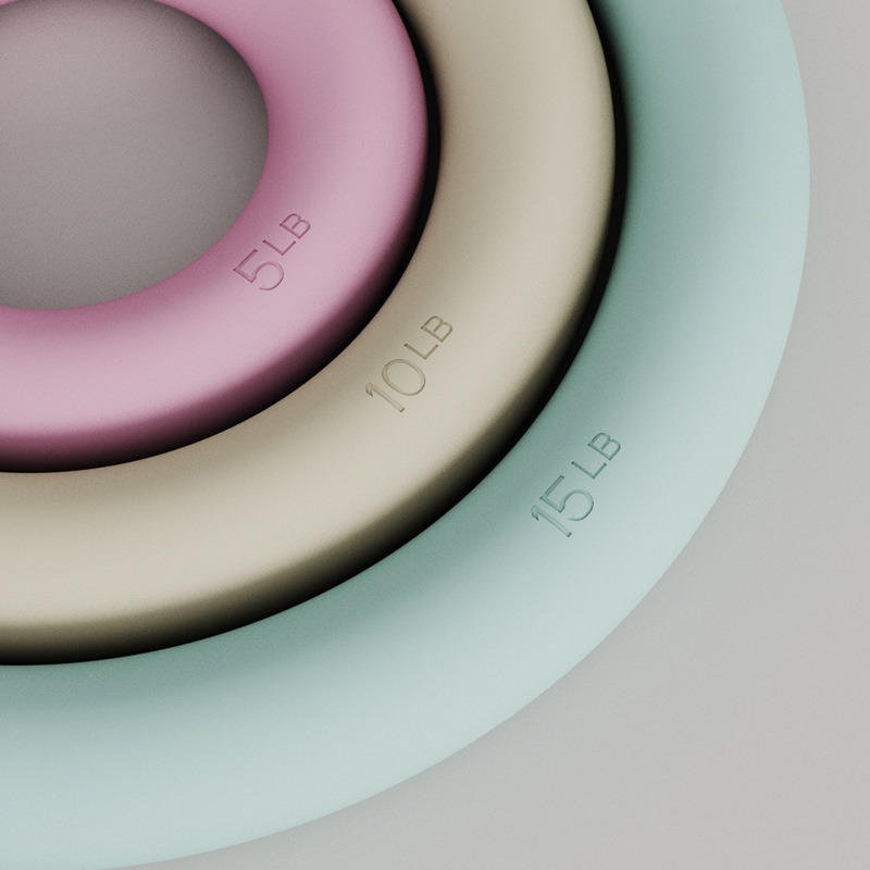 Yoga Fitness Power Yoga - 15LB Gym Silicone Fitness Power Ring