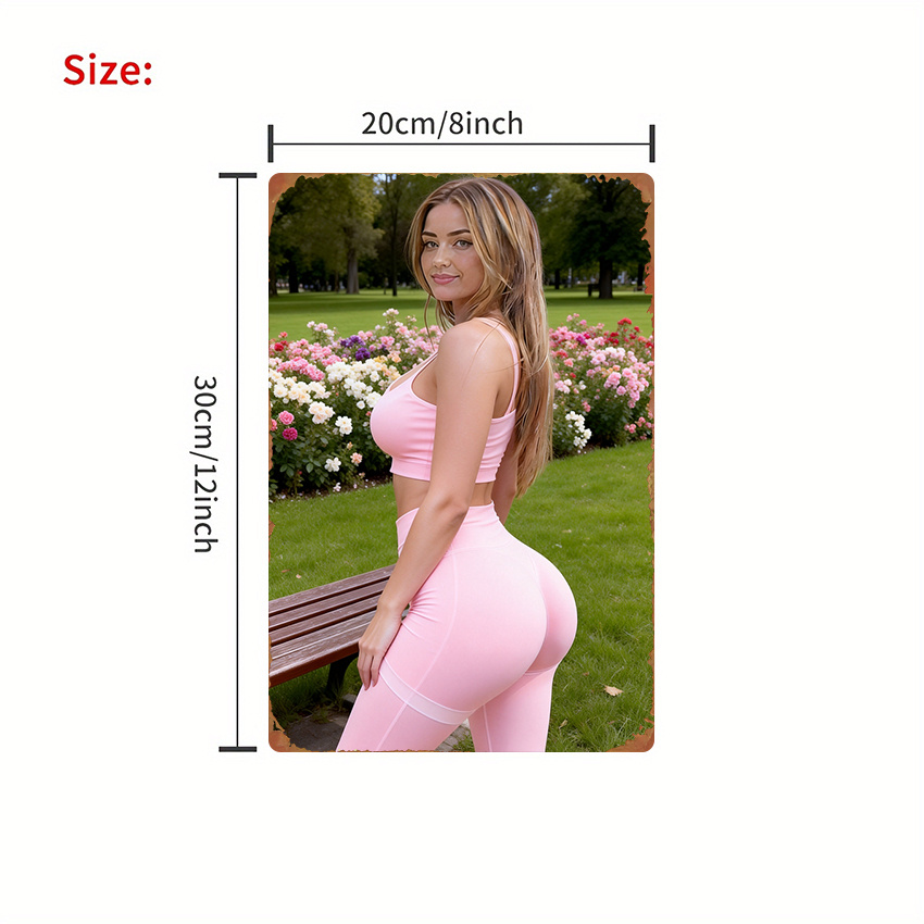 HD Metal Wall Art Poster Sexy  - Yoga Fitness Park recensie en prijs