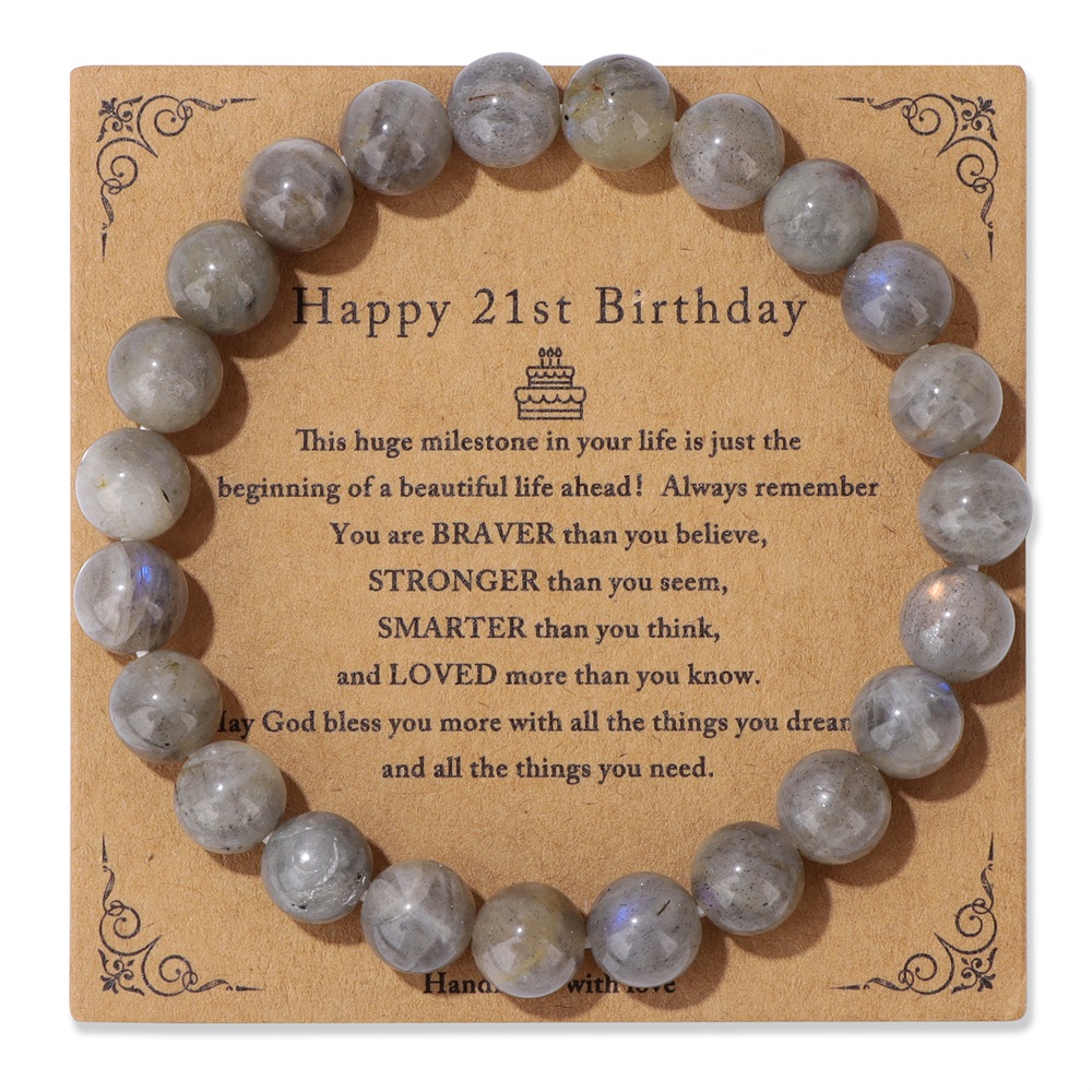 Natural Labradorite Bracelet 8 - Yoga Health & Fitness Center recensie en prijs