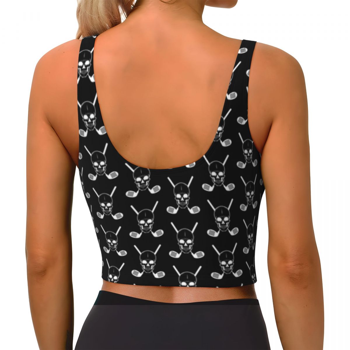 Padded Yoga Top Golf Clubs Wit - Yoga Fitness Club recensie en prijs