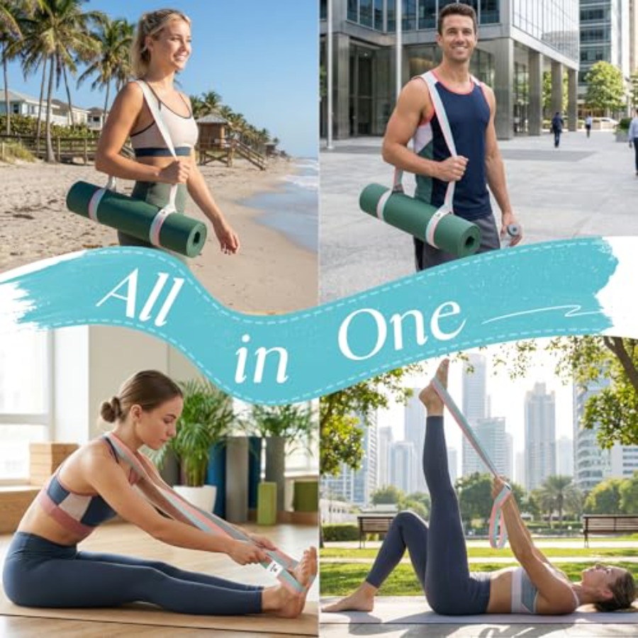 Yoga Mat Strap [MAT NOT Includ - Thick Yoga Mat recensie en prijs