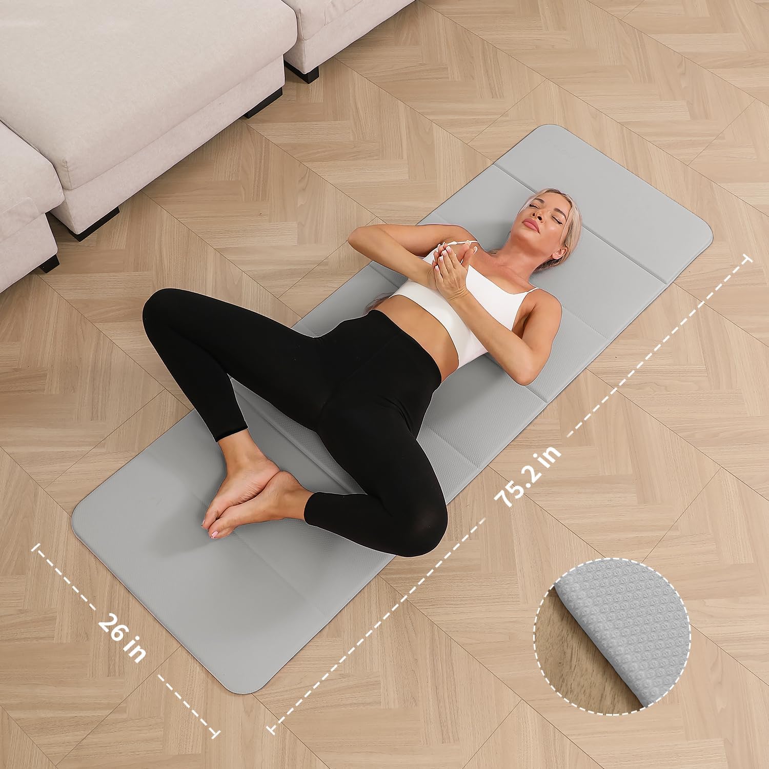 Foldable Yoga Mat 10mm Extra T - Thick Yoga Mat recensie en prijs