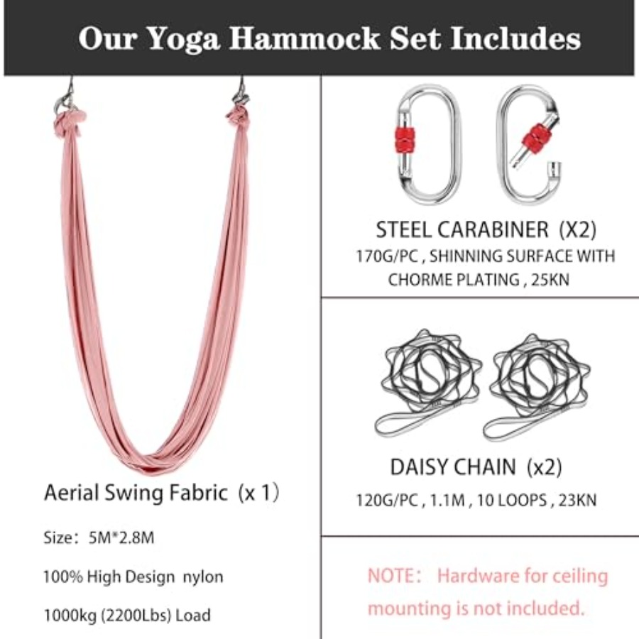 5.5 Yards Aerial Silk Swing Ou - Yoga Swing Aerial recensie en prijs