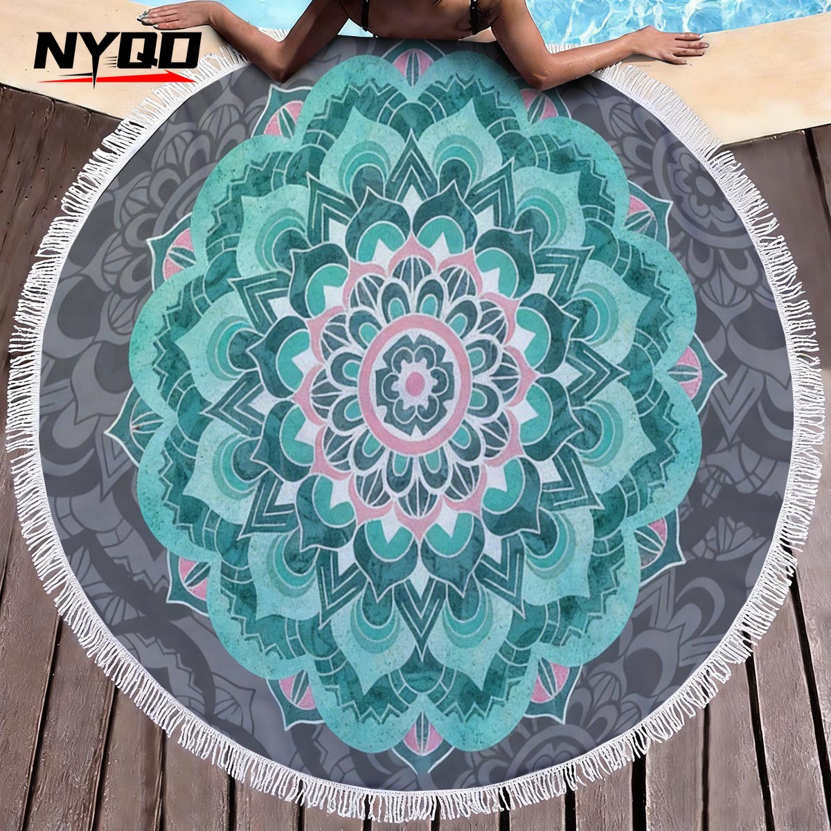 Mandala Round Beach Towels Sum - Thick Yoga Mat recensie en prijs