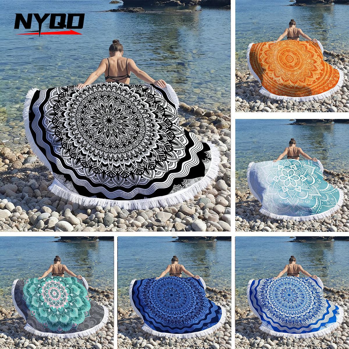 Mandala Round Beach Towels Sum - Thick Yoga Mat recensie en prijs