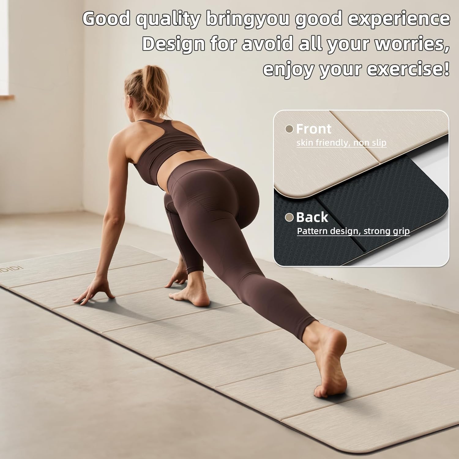 Foldable Yoga Mat Extra Thick  - Thick Yoga Mat recensie en prijs
