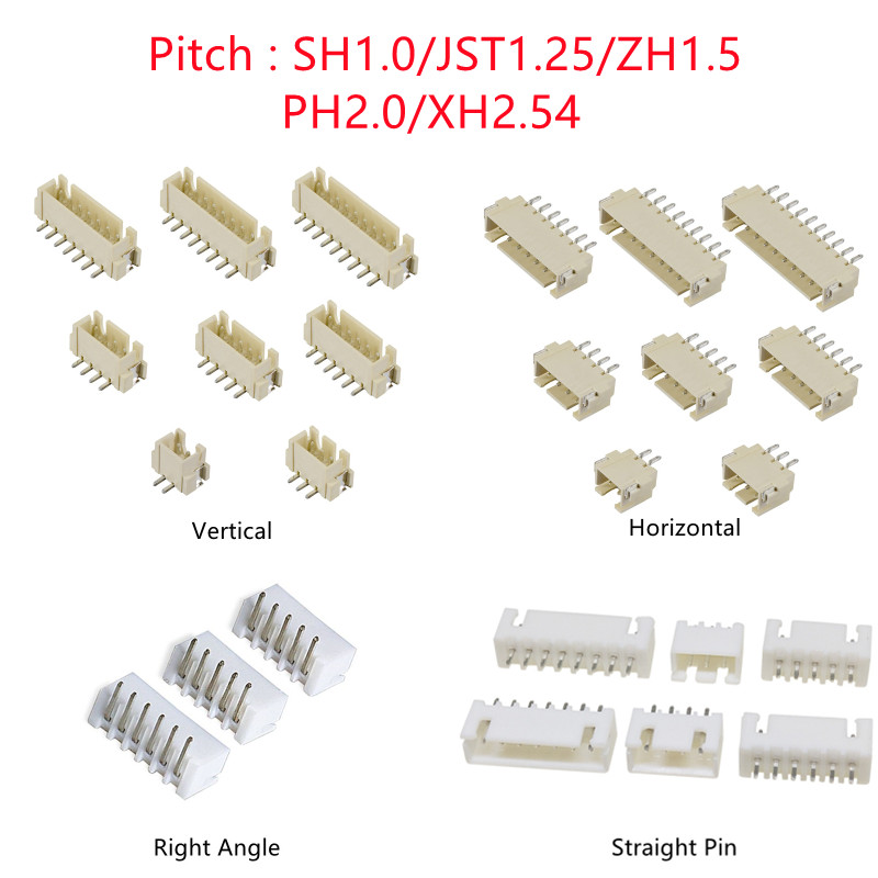 10PCS SH/JST/ZH/PH/XH Pitch 1. - Dip Bar Parallel recensie en prijs
