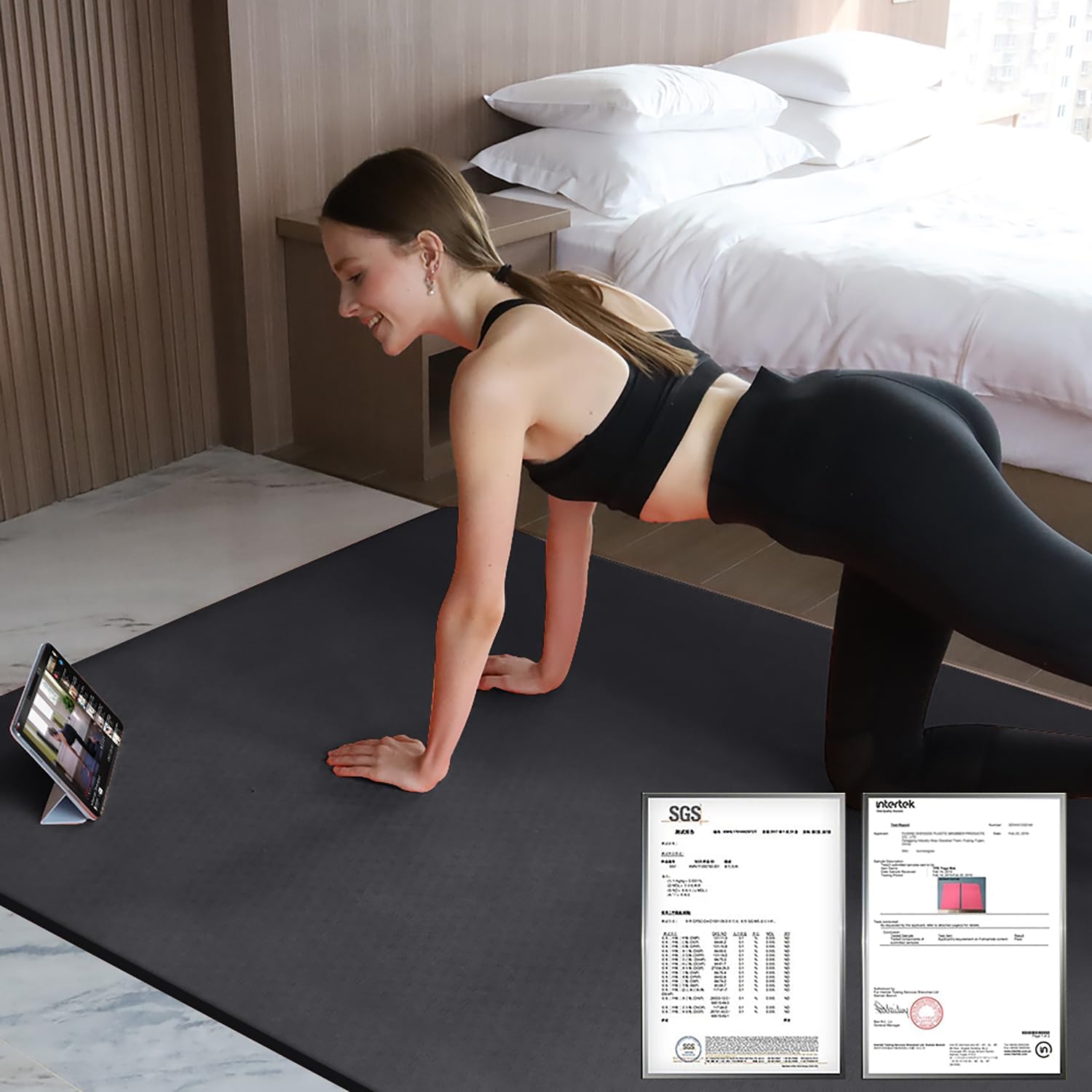 Extra Thick TPE Yoga Mat 6'x4' - Thick Yoga Mat recensie en prijs
