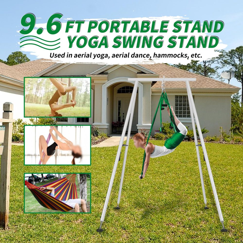 9.6 FT Portable Stand Yoga Swi - Yoga Swing Aerial recensie en prijs