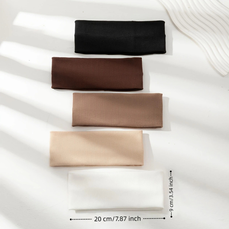 5pcs women's casual headwear S - Stretch Strap Yoga recensie en prijs