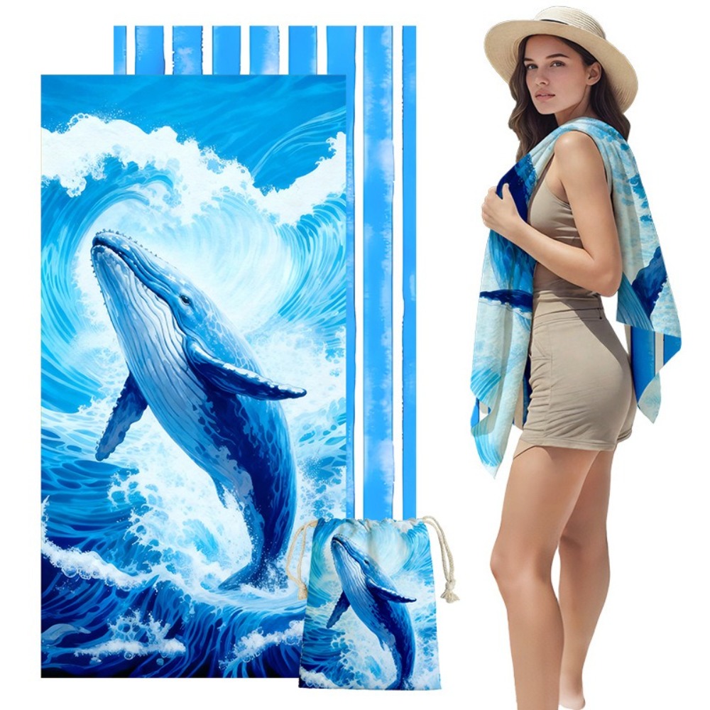 Fish Tail Print Beach Towels a - Yoga Fitness Mat recensie en prijs