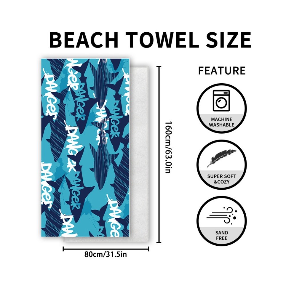 Fish Tail Print Beach Towels a - Yoga Fitness Mat recensie en prijs