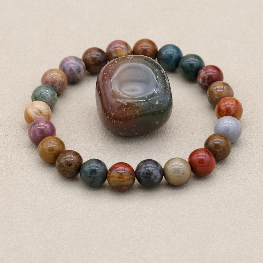 8mm Natural Stone Ocean Jasper - Yoga Health & Fitness Center recensie en prijs