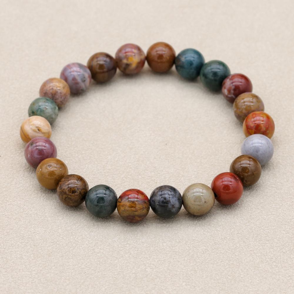 8mm Natural Stone Ocean Jasper - Yoga Health & Fitness Center recensie en prijs