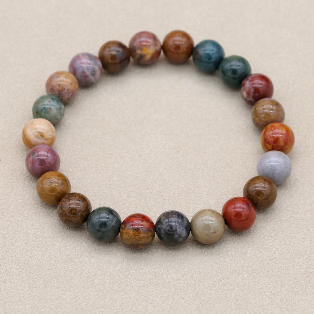8mm Natural Stone Ocean Jasper - Yoga Health & Fitness Center recensie en prijs