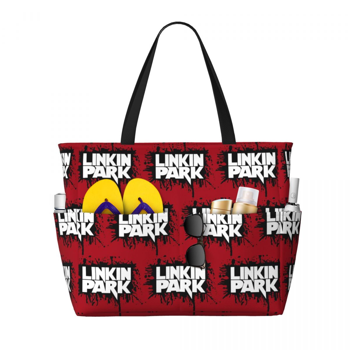 Linkin Park Band Beach Tote Ba - Yoga Fitness Park recensie en prijs