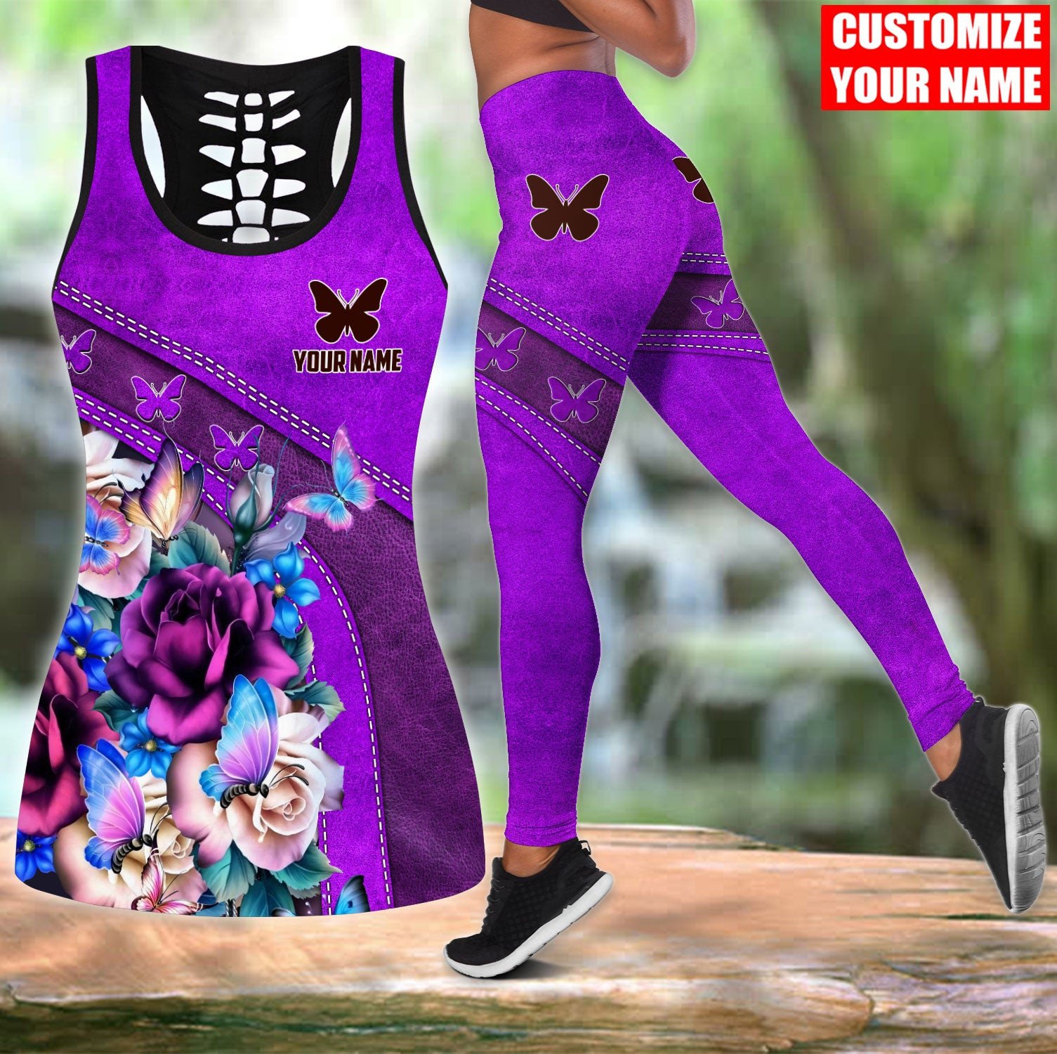 Personalized Name Butterfly 3D - Yoga Fitness Name recensie en prijs