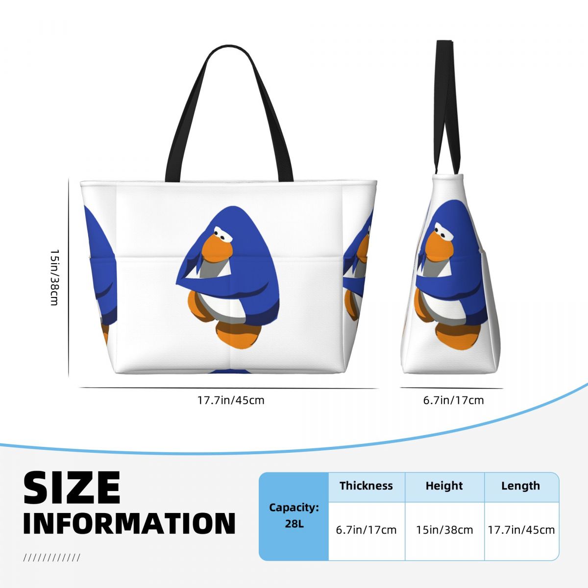 Club Penguin BOI Beach Tote Ba - Yoga Fitness Club recensie en prijs