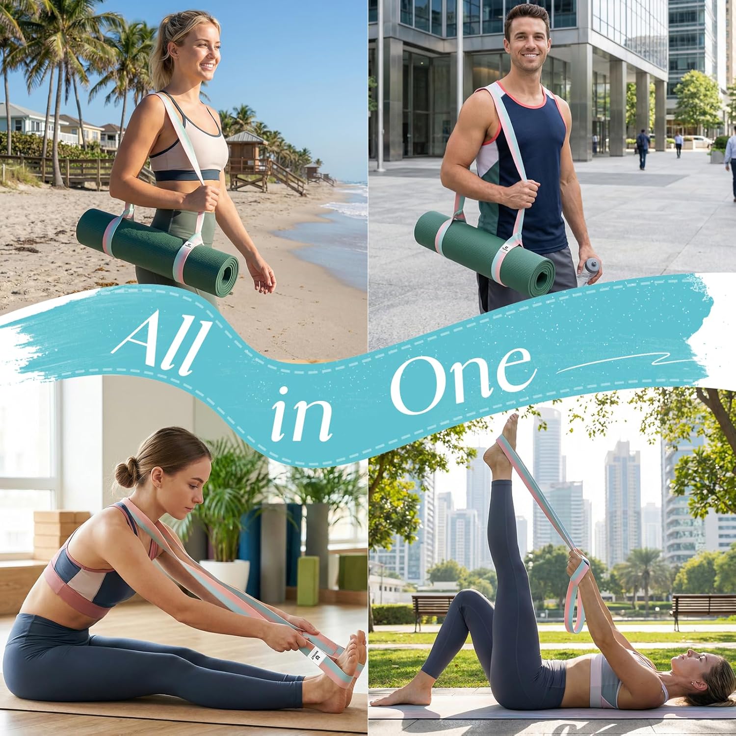Yoga Mat Strap, Extra Thick &  - Thick Yoga Mat recensie en prijs