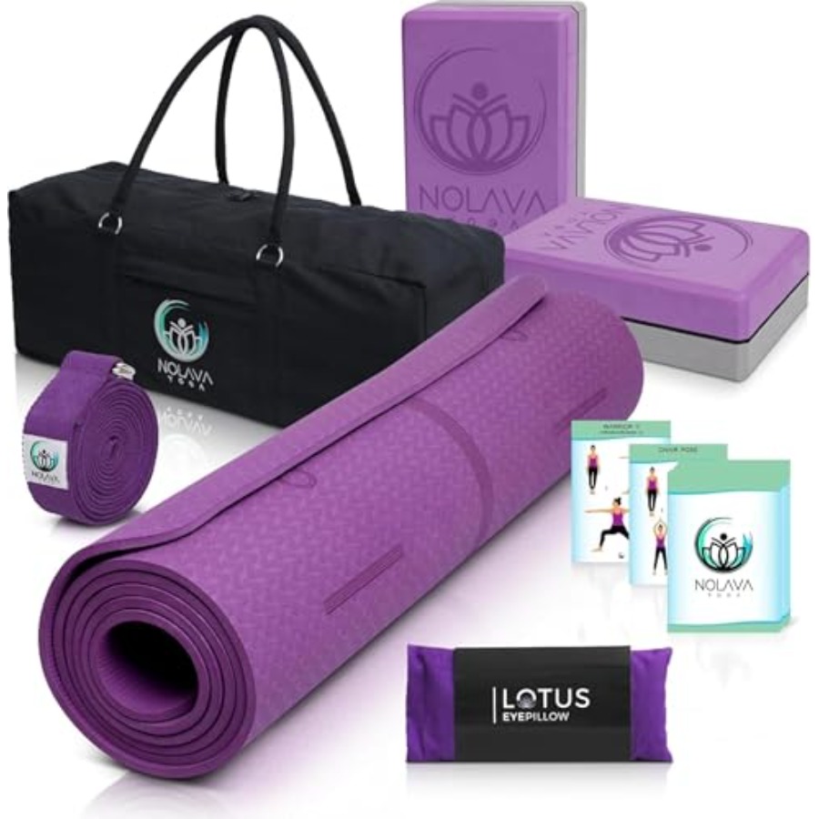 Nolava Pink TPE Yoga Mat with  - Thick Yoga Mat recensie en prijs
