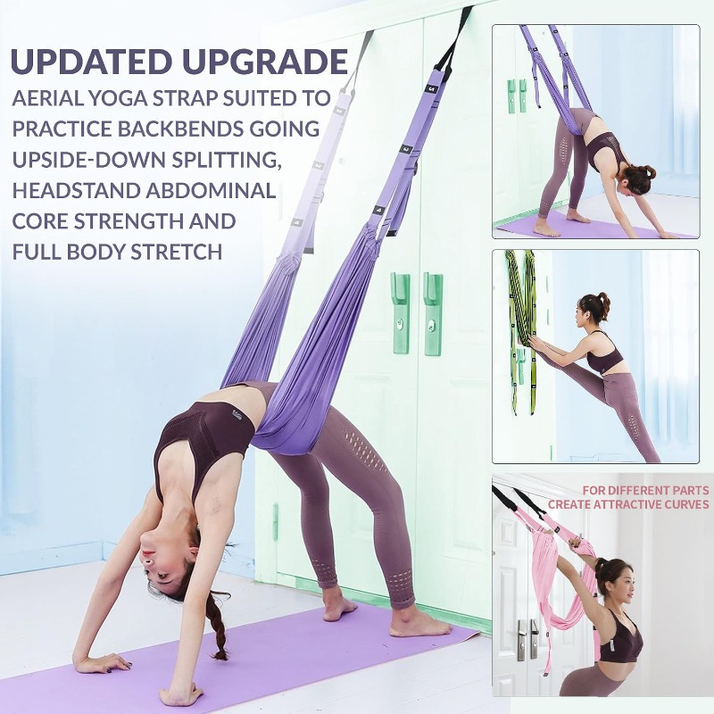 Adjustable Aerial Yoga Hammock - Stretch Strap Yoga recensie en prijs