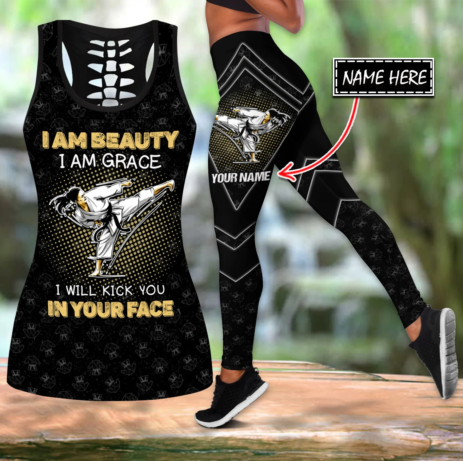 Customize Name Karate 3D Print - Yoga Fitness Name recensie en prijs