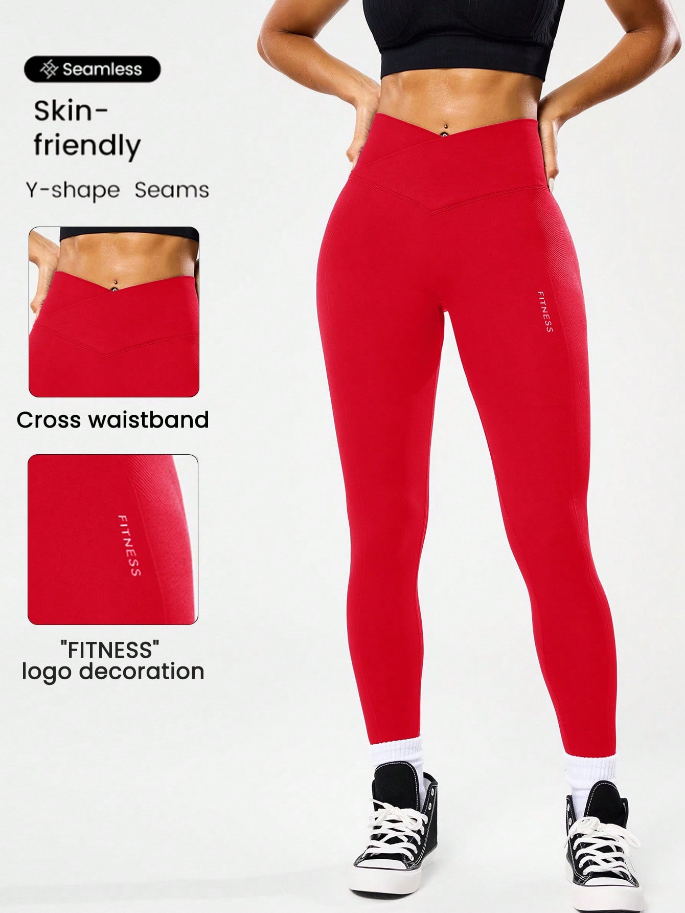 High-waisted seamless yoga leg - Yoga Fitness Pants recensie en prijs