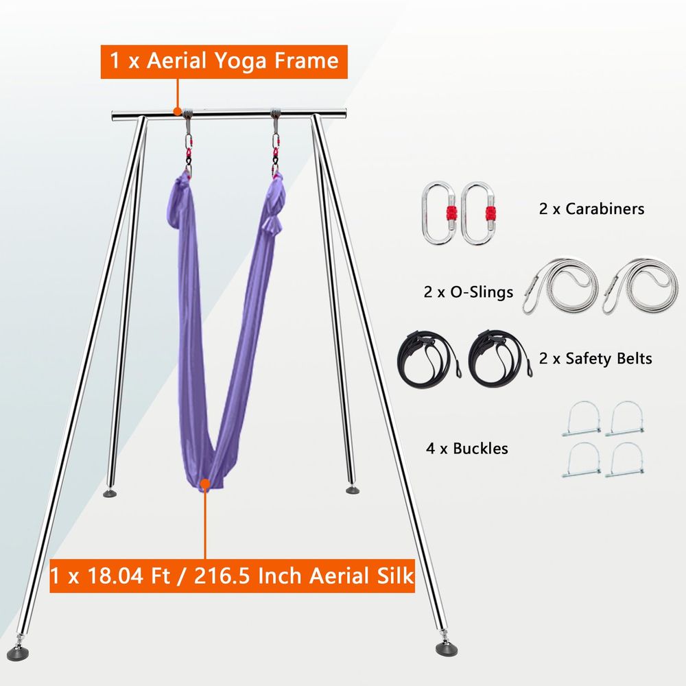 9.6 FT 115.3 Inch Adjustable H - Yoga Swing Aerial recensie en prijs