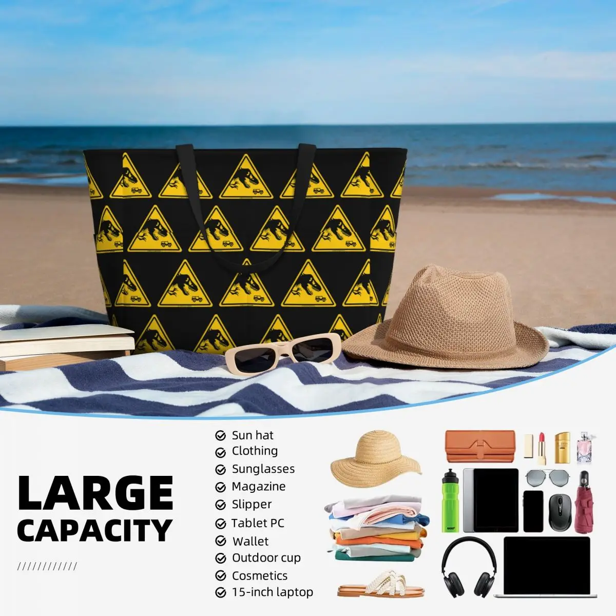 Jurassic Park (5) Beach Tote B - Yoga Fitness Park recensie en prijs