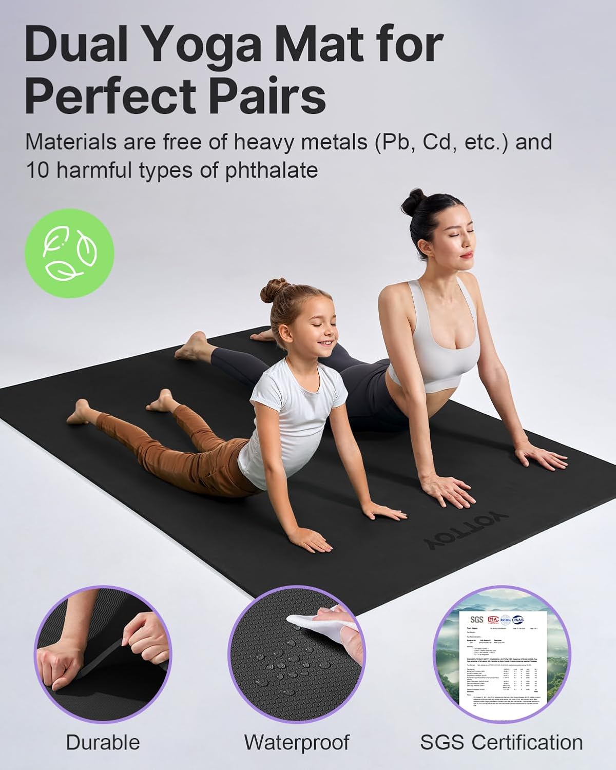 Large Yoga Mat 75x52x1/2in, Ex - Yoga Fitness Mat recensie en prijs