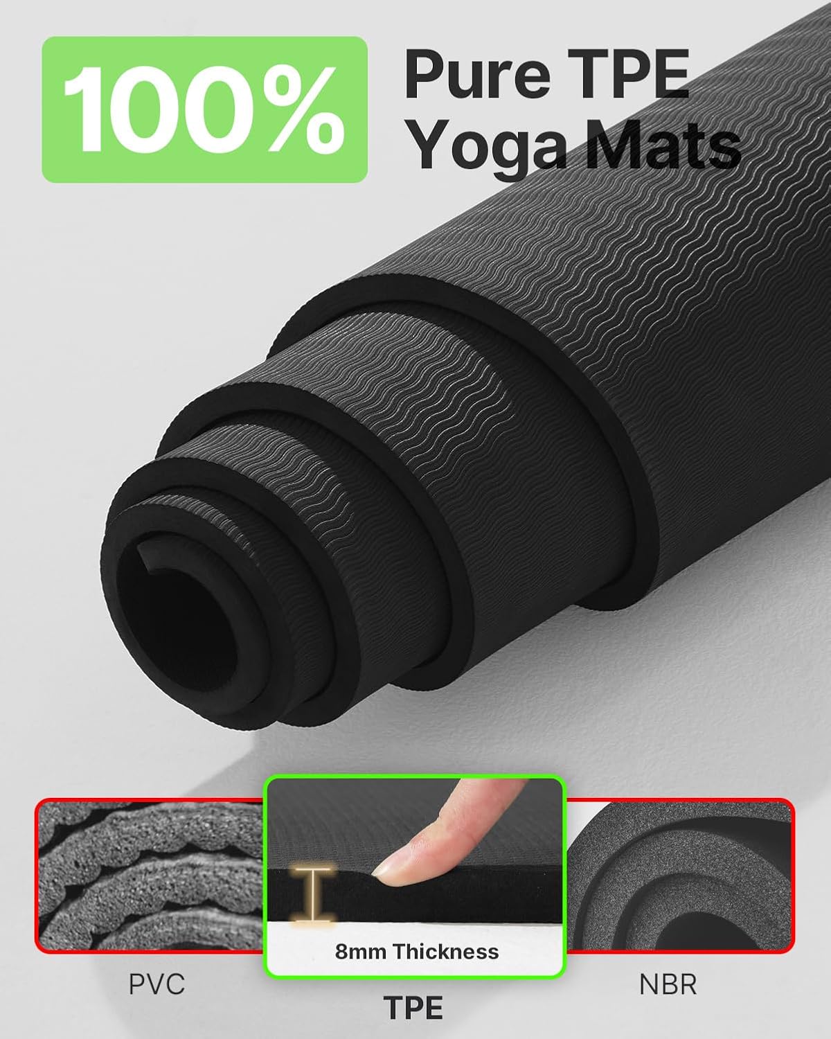 Large Yoga Mat 75x52x1/2in, Ex - Yoga Fitness Mat recensie en prijs