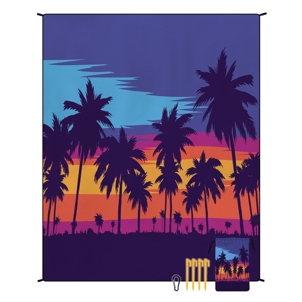 Palm Tree Beach Towel 71x86.6i - Yoga Fitness Mat recensie en prijs