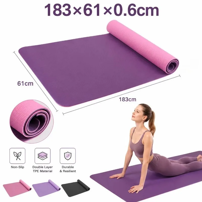 Yoga Mats Anti-slip Sport Fitn - Thick Yoga Mat recensie en prijs