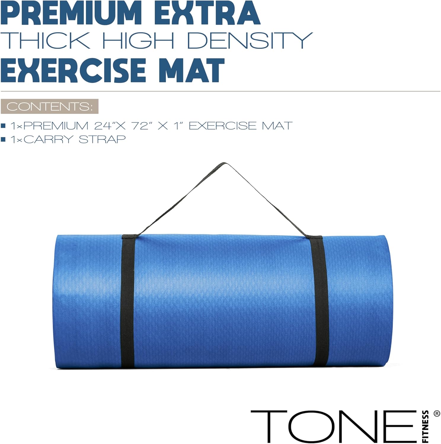 1-Inch Thick Yoga Mat, High-De - Thick Yoga Mat recensie en prijs